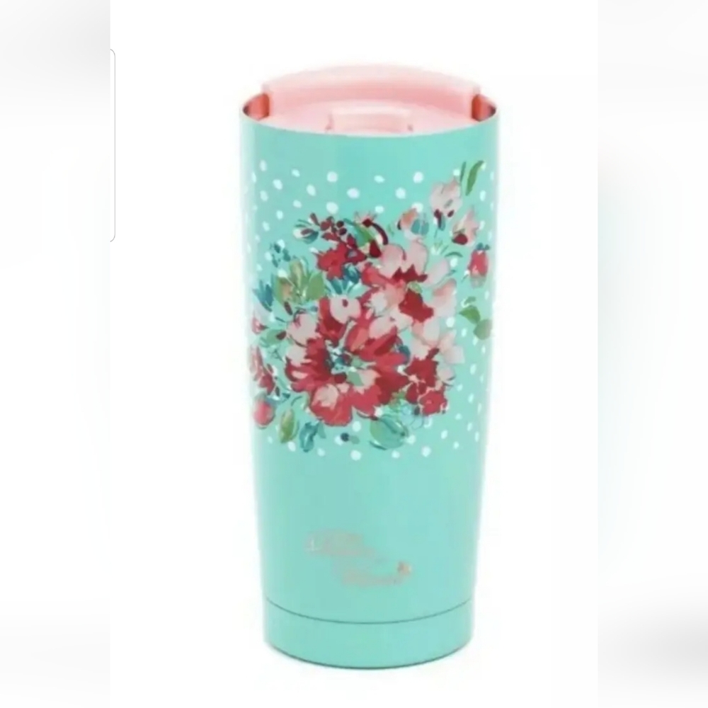 The Pioneer Woman Maverick Garden 20 oz Double Wall Stainless Steel Tumbler